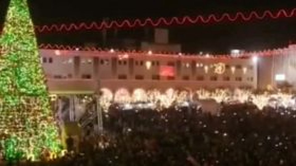 Mii de creştini, în pelerinaj la Betleem