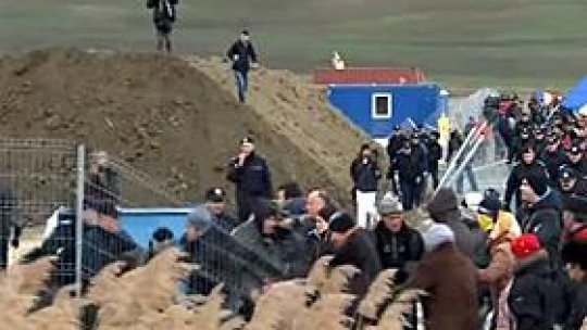 Protestarii de la Pungeşti, în greva foamei