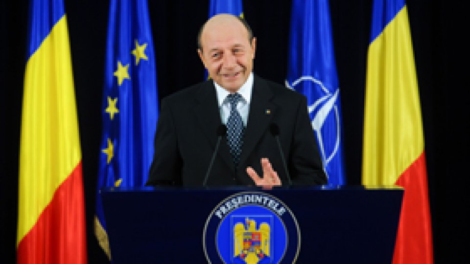 Preşedintele Traian Băsescu a transmis un mesaj de Anul Nou