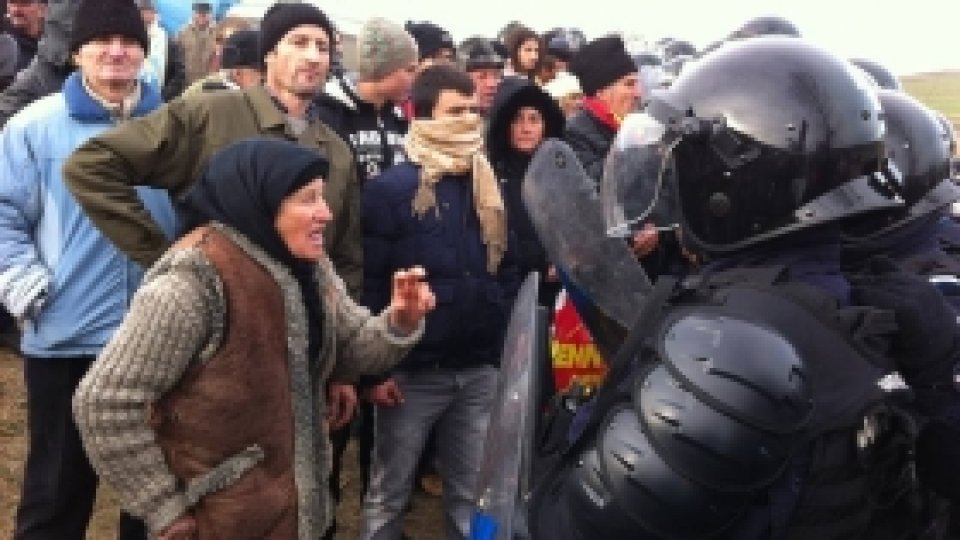Incidente la protestul de la Pungeşti (LIVE UPDATES)