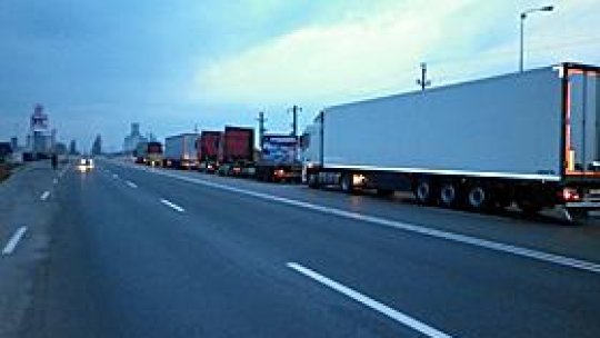 Protest al Confederaţiei Naţionale Rutiere