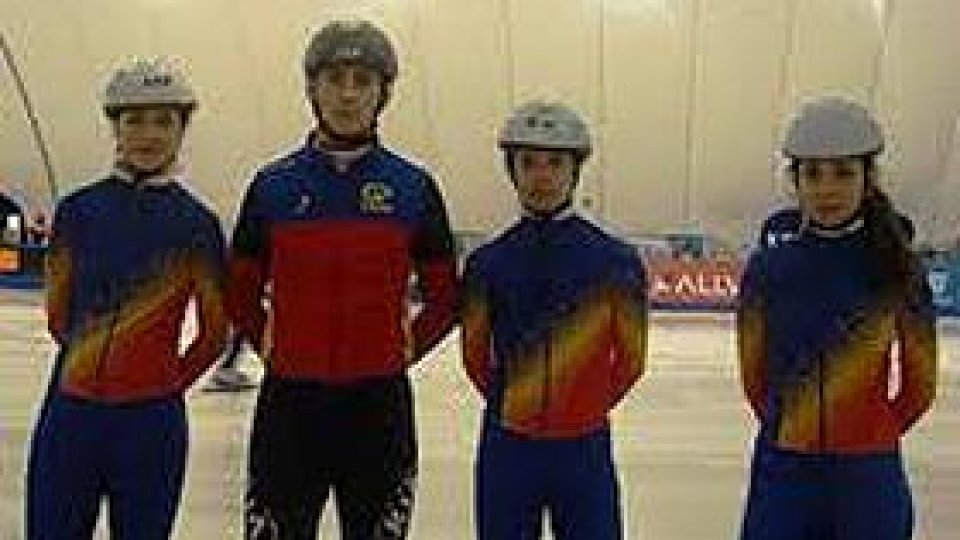 Întrecerile din concursul de patinaj viteză la FOTE 2013