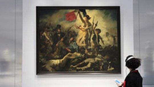 Celebrul tablou "Liberté" al lui Delacroix, vandalizat