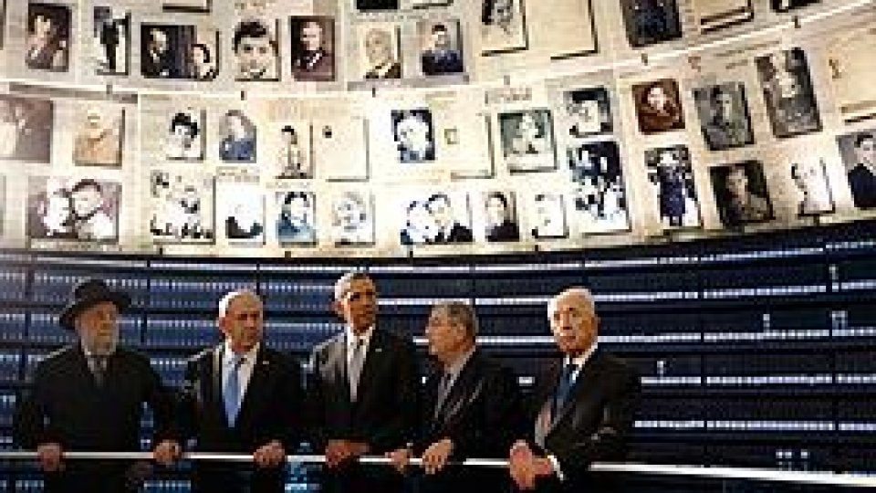 Preşedintele Barack Obama în vizită la memorialul Yad Vashem