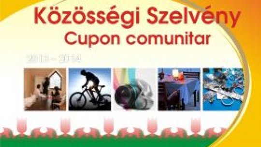 "Cupoane comunitare" cu reduceri în Sfântu Gheorghe