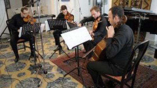 Cvartetul Euphonia pe scena Sălii Radio