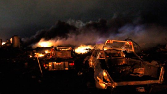Explozie la o fabrică de îngrăşăminte din Texas