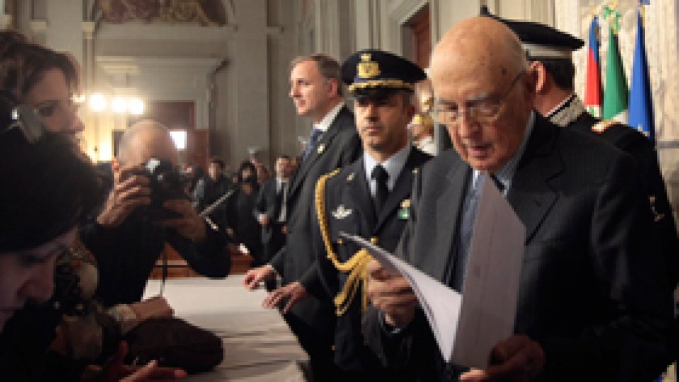 Giorgio Napolitano, reales preşedintele Italiei