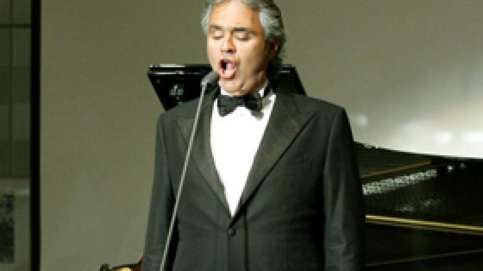 Andrea Bocelli şi Orchestra Radio, în concert la Romexpo