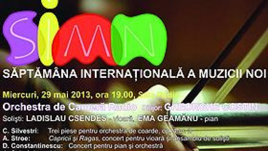 Triplă întâlnire cu creaţii ale sec. XX şi XXI la Sala Radio