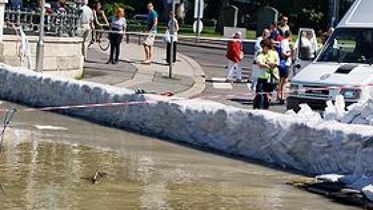 Operaţiuni post inundaţii în Ungaria
