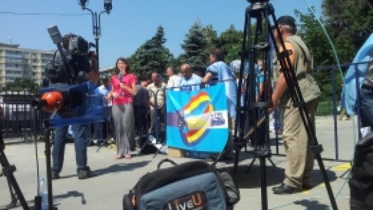 Union protests in Bucharest