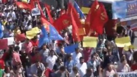 Două mari sindicate din Turcia participă la proteste
