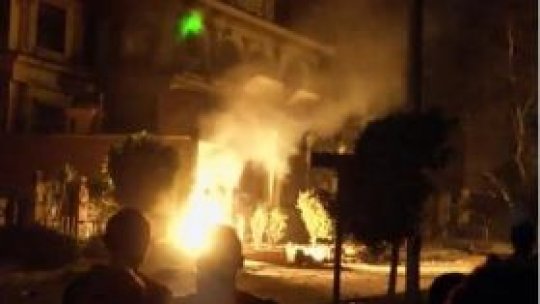 Sediul "Fraţilor Musulmani", ocupat de protestatari