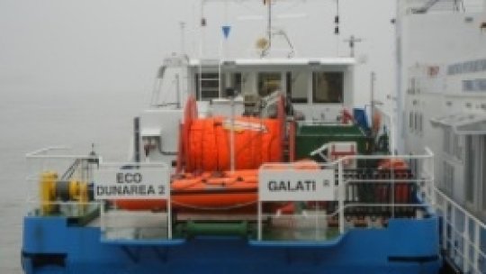 Nave de depoluare pe Dunăre