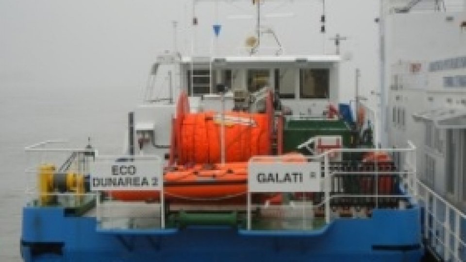 Nave de depoluare pe Dunăre