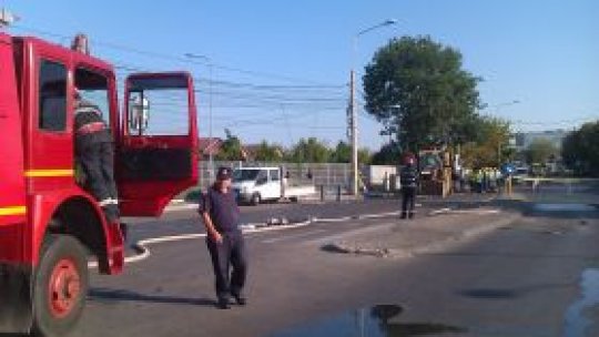 Conductă de gaze din Capitală, "grav avariată"