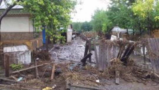 Flooding in eastern Romania