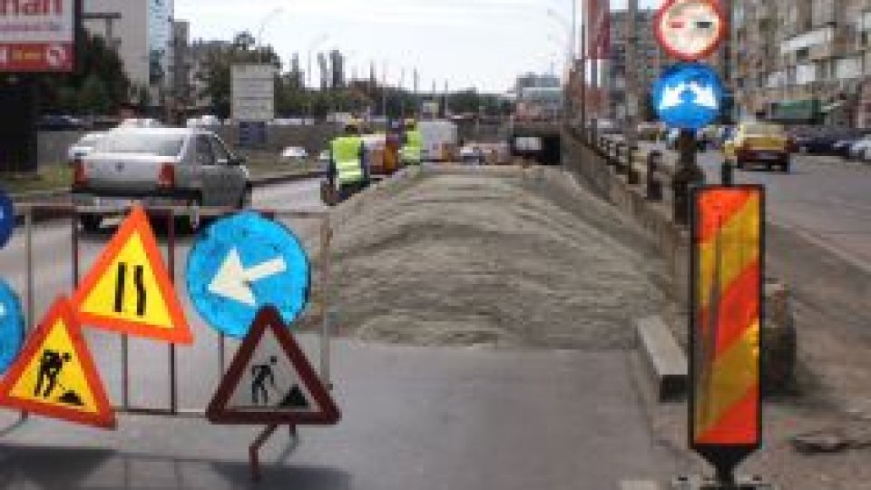 Reparaţii la Pasajul Muncii din Capitală