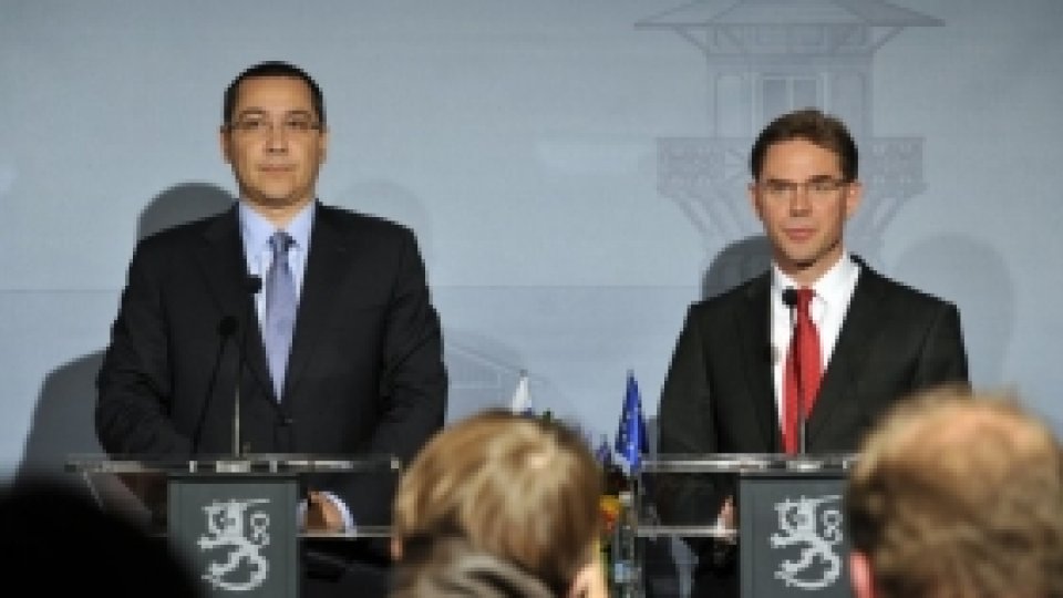 România şi Finlanda ar trebui "să-şi dezvolte relaţia economică"