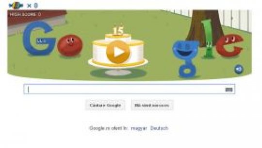 Google sărbătoreşte 15 ani de existenţă