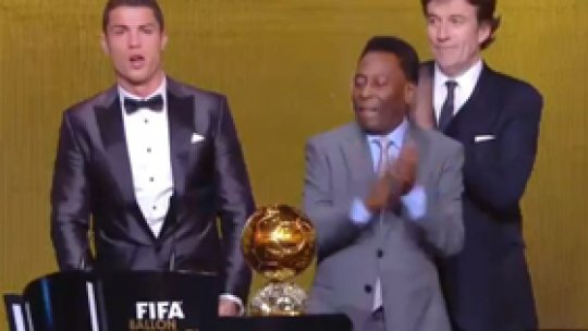 Cristiano Ronaldo a câştigat Balonul de Aur 2013
