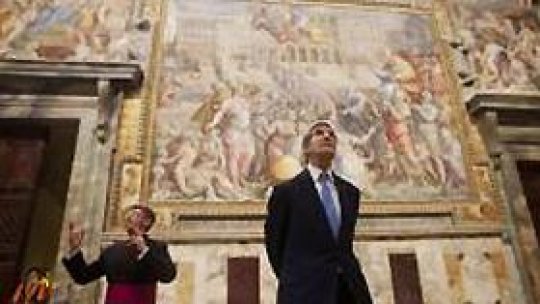 Secretarul de stat al SUA John Kerry în vizită la Vatican