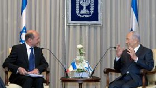 Preşedintele Traian Băsescu, primit de omologul său israelian