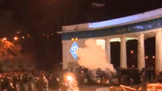 Confruntări violente la Kiev