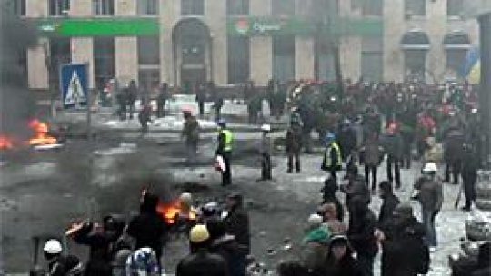 Protestele din Ucraina "se extind"