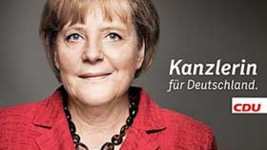 Angela Merkel - accident la schi