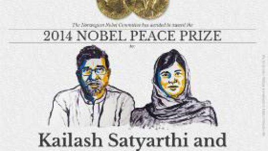 Premiul Nobel pentru Pace: Kailash Satyarthi și Malala Yousafzai