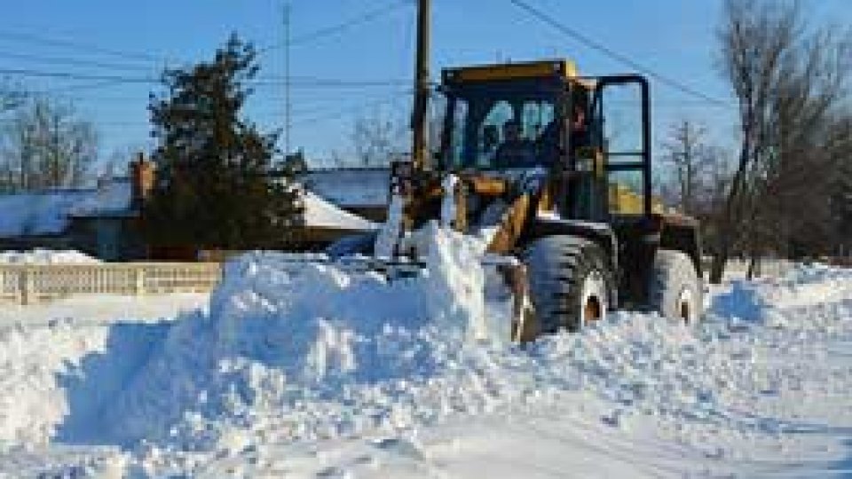 Deszăpezirea în judeţul Galaţi, pusă sub semnul întrebării