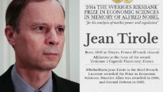 Premiul Nobel pentru economie acordat lui Jean Tirole