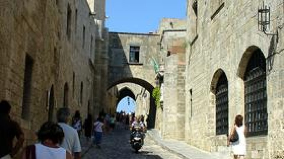 Atracţii europene: capitala insulei Rodos