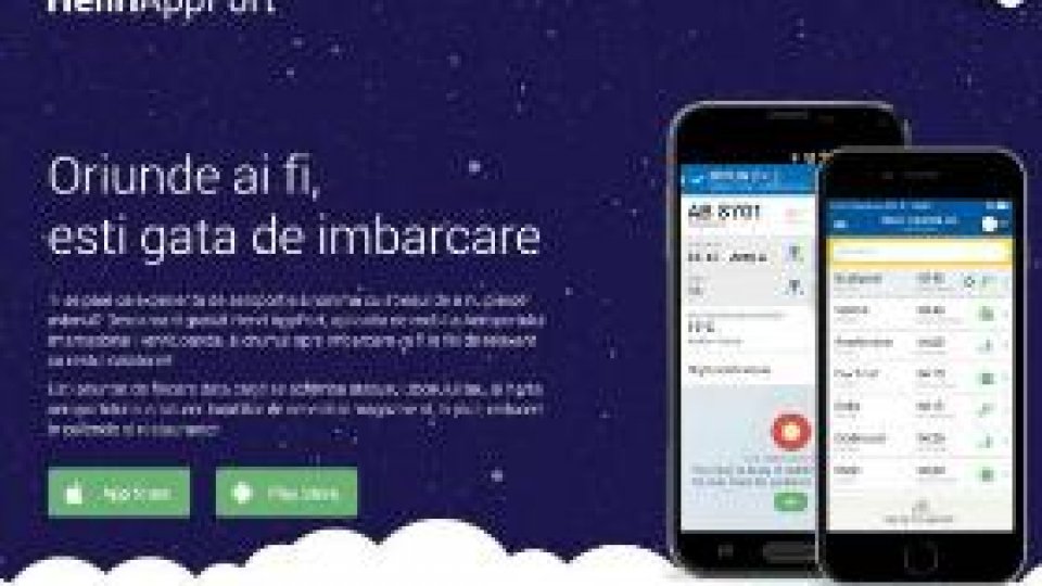 Prima aplicație de mobil pentru pasagerii Aeroportului Otopeni