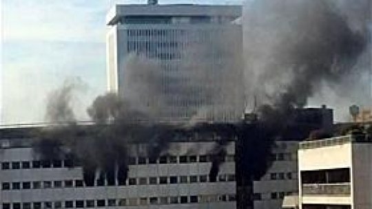 Incendiu la Casa Radio din Paris