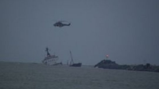 Echipajul unei nave eșuate pe brațul Sulina a fost salvat