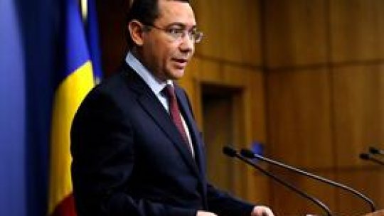 Premierul Victor Ponta: "România nu a fost în recesiune tehnică"
