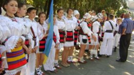Românii din Transcarpatia marchează Ziua Naţională