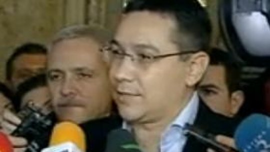 Victor Ponta: l-am felicitat pe Klaus Iohannis pentru victorie