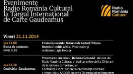 Radio România Cultural este pe frecvenţa Gaudeamus