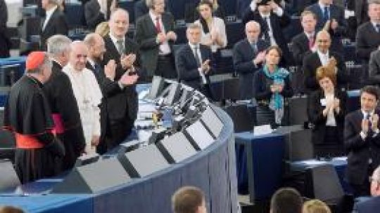 Papa Francisc a deplâns imaginea unei "Europe îmbătrânite"