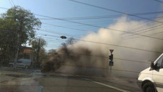 Fântână arteziană de 2 m de apă fierbinte în Galaţi