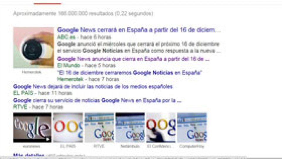 Google News se închide în Spania