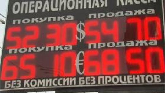 Criza valutară din Rusia, "dificil de reglat"