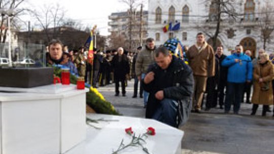 Comemorarea eroilor Revoluţiei la Galaţi