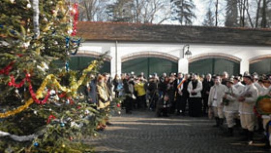 Dubaşii de pe Valea Mureşului au colindat la Săvârşin