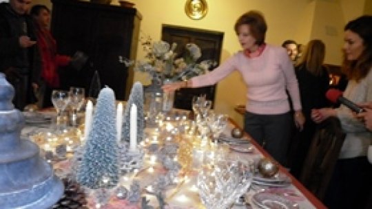 “O iarna fara soare”, tema mesei regale de Crăciun