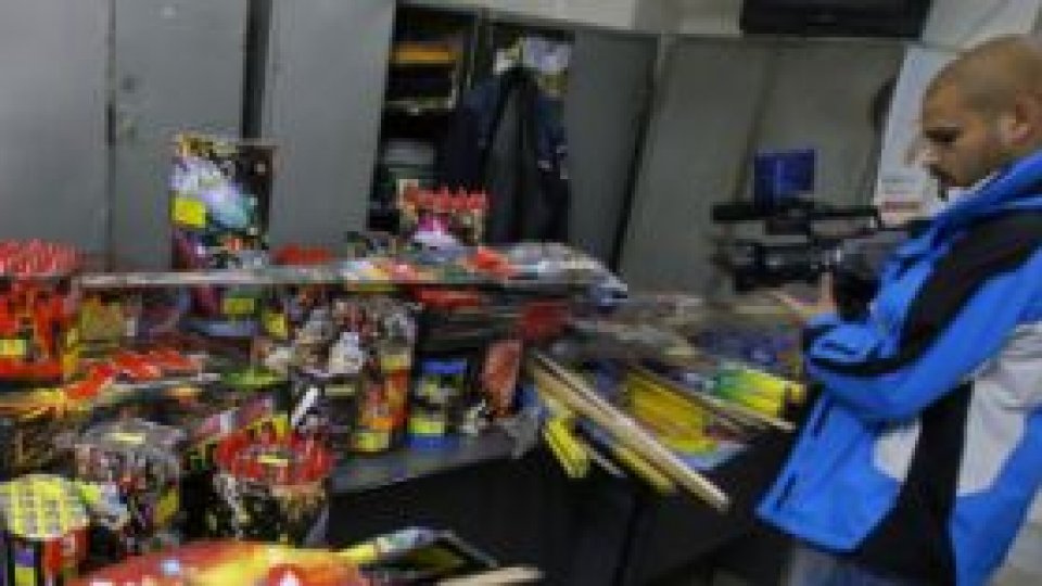 Captură de materiale pirotehnice în Bucureşti